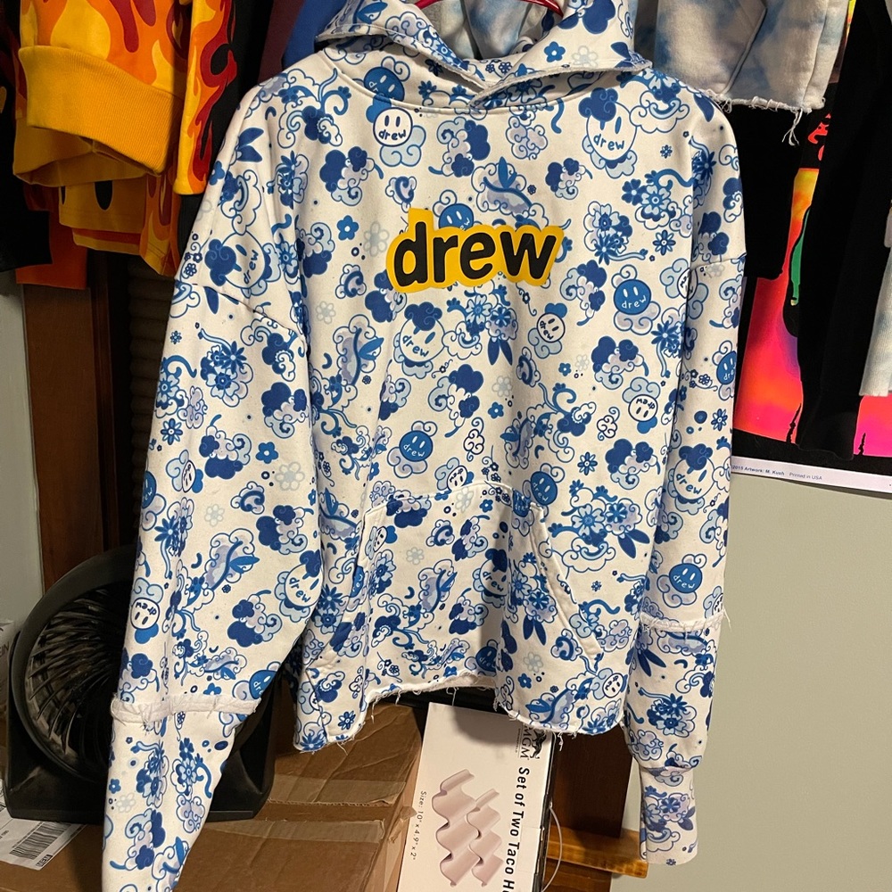 Drew house RARE Danube deconstructed hoodie